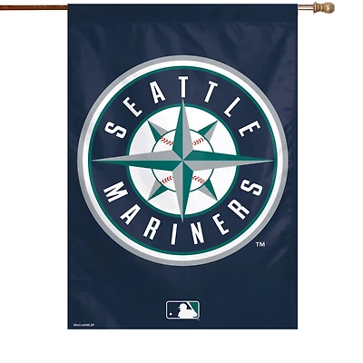 WinCraft Seattle Mariners 28 "x 40" Bannière verticale à logo circulaire simple face