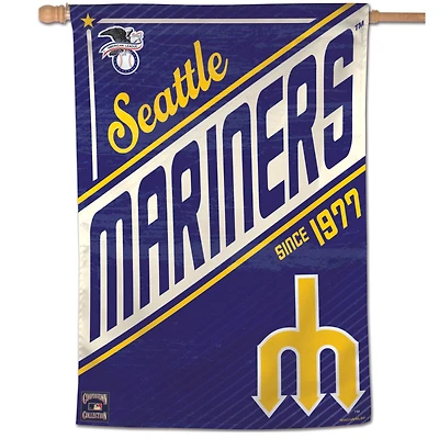 Bannière verticale simple face WinCraft Seattle Mariners 28" x 40" depuis 1977