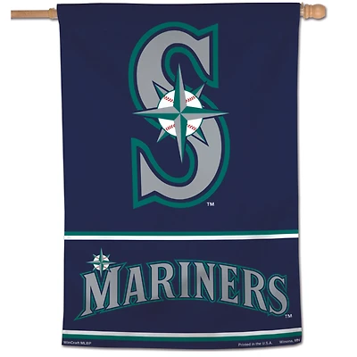 Bannière verticale simple face de l'équipe WinCraft Seattle Mariners 28" x 40"