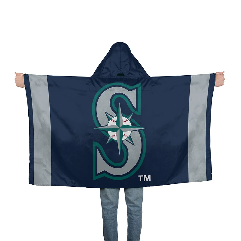 Drapeau à capuche WinCraft Seattle Mariners 3' x 5'
