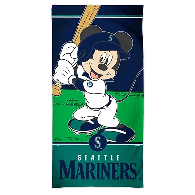 Serviette de plage WinCraft Seattle Mariners 30'' x 60'' Disney Spectra