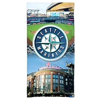 Serviette de plage WinCraft Seattle Mariners 30'' x 60'' Spectra