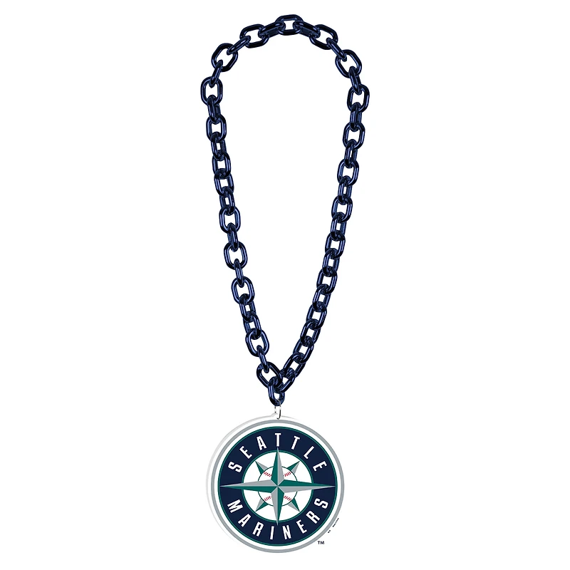 WinCraft Seattle Mariners Collier à grande chaîne avec logo