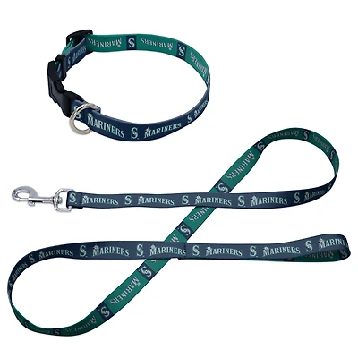 Ensemble laisse et collier pour animaux de compagnie WinCraft Seattle Mariners