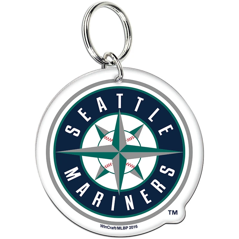 Porte-clés en acrylique WinCraft Seattle Mariners Premium Team