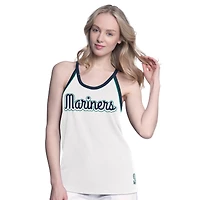 Women's G-III 4Her by Carl Banks  White Seattle Mariners Curveball Tank Top