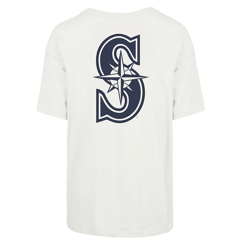Women's '47  White Seattle Mariners Show Off Boyfriend T-Shirt