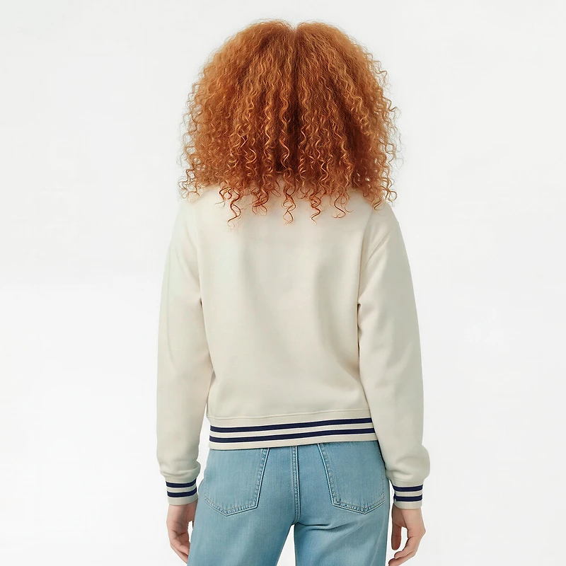 Women's Champion Cream Seattle Mariners Reverse Weave Sweatshirt