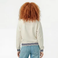 Women's Champion  Cream Seattle Mariners Reverse Weave Sweatshirt