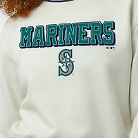 Women's Champion  Cream Seattle Mariners Reverse Weave Sweatshirt