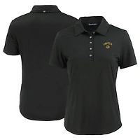 Women's Cutter & Buck Black Seattle Mariners City Connect Coastline Epic Comfort Eco Recycled Polo