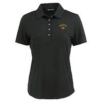 Women's Cutter & Buck Black Seattle Mariners City Connect Coastline Epic Comfort Eco Recycled Polo