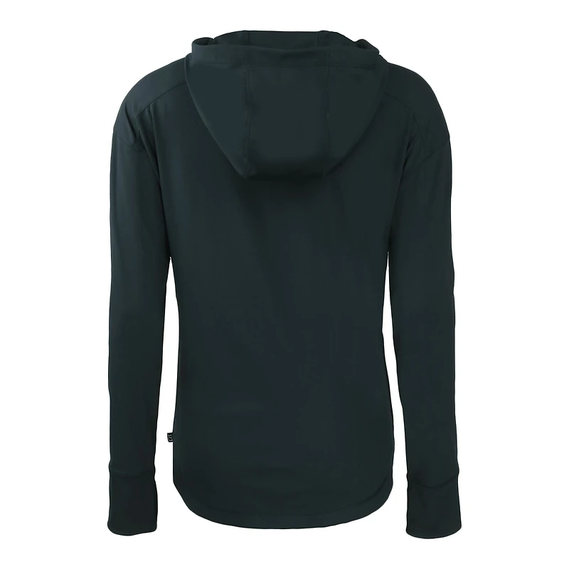 Women's Cutter & Buck  Navy Seattle Mariners Daybreak Eco Recycled Full-Zip Hoodie