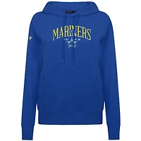 Sweat à capuche enfiler Spellout pour femme Levelwear Royal Seattle Mariners Adorn Throwback