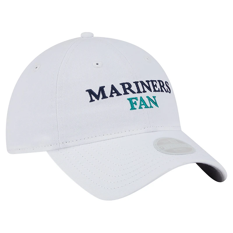 Casquette New Era blanche 9TWENTY pour femme