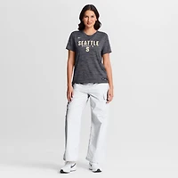 Women's Nike Black Seattle Mariners Authentic Collection Alternate Logo Velocity Dri-FIT T-Shirt