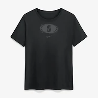Women's Nike Black Seattle Mariners on Cotton T-Shirt
