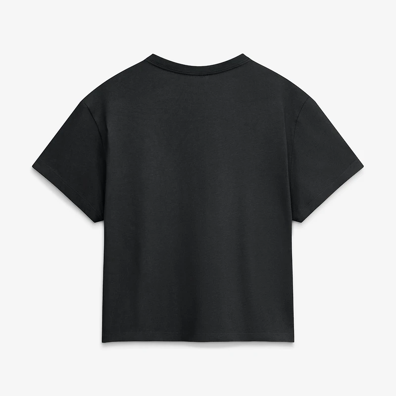 Women's Nike Black Seattle Mariners Mod Cropped T-Shirt