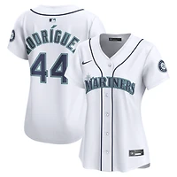 Maillot Nike Julio Rodríguez blanc domicile des Seattle Mariners pour femme