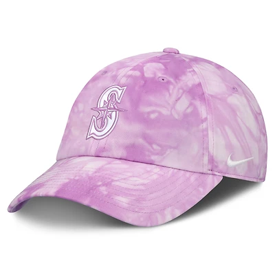 Casquette ajustable Nike rose clair Seattle Mariners pour femme, édition spéciale fête des mères