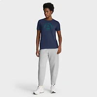 T-shirt Nike Dri-FIT Early Work pour femme, collection authentique Seattle Mariners, bleu marine