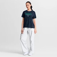 T-shirt Nike Velocity Dri-FIT pour femme, collection authentique Seattle Mariners, bleu marine