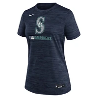 Women's Nike  Navy Seattle Mariners Authentic Collection Velocity Performance T-Shirt
