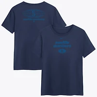 Women's Nike  Navy Seattle Mariners Globe Logo T-Shirt