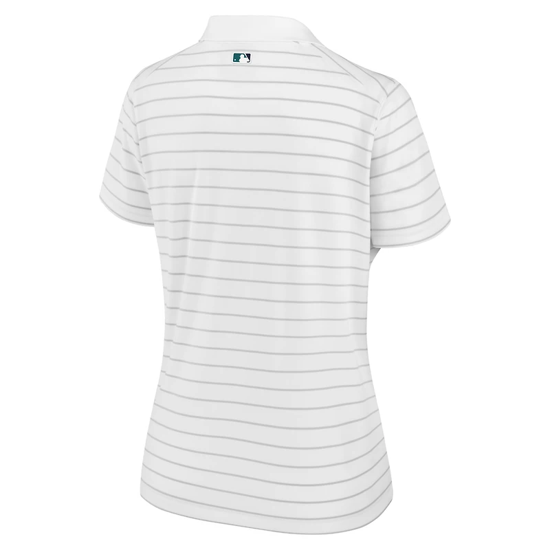 Women's Nike White Seattle Mariners Authentic Collection Victory Performance Polo