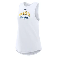 Women's Nike White Seattle Mariners City Connect Tricode High Neck Dri-FIT Tank Top