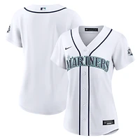 Maillot domicile Nike blanc pour femmes des Mariners de Seattle, édition spéciale 50e saison