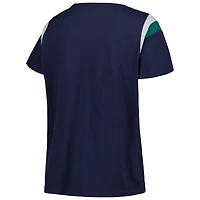 Women's Profile Navy Seattle Mariners Plus Scoop Neck T-Shirt