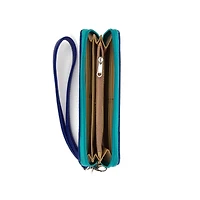 Women's Seattle Mariners Zip-Around Wristlet Wallet