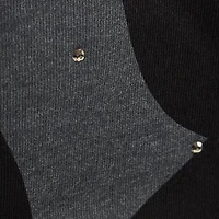 Women's Starter Black Seattle Mariners Rhinestone Sprinkle Boxy Cropped T-Shirt