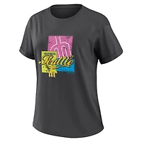 T-shirt boyfriend couleur anthracite pour femme WEAR by Erin Andrews des Seattle Mariners