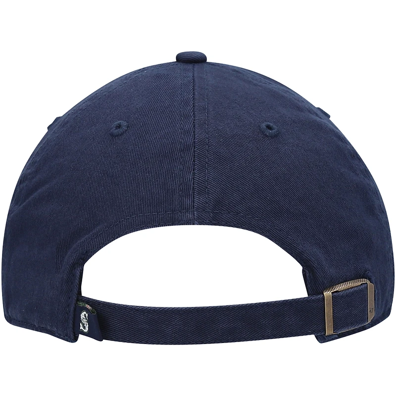 Casquette ajustable avec logo de l'équipe des Mariners de Seattle '47 bleu marine pour jeune