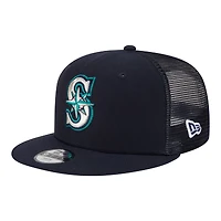 Casquette trucker New Era College Navy Seattle Mariners 9FIFTY pour jeunes