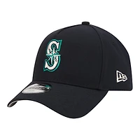 Casquette ajustable New Era 9FORTY Seattle Mariners bleu marine pour jeunes