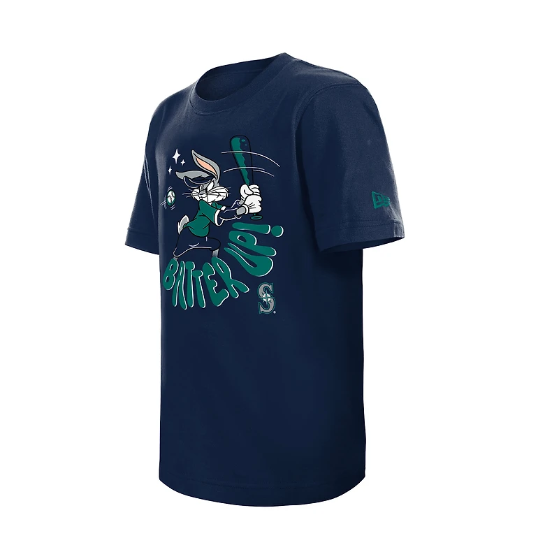 Youth New Era  Navy Seattle Mariners Looney Tunes T-Shirt