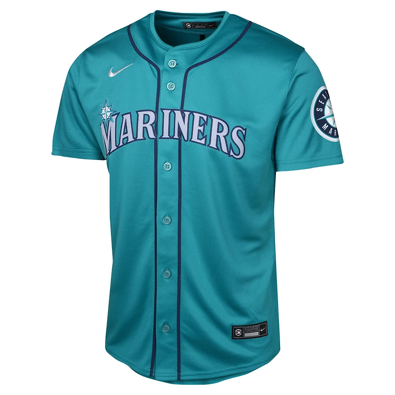 Maillot Nike Aqua Seattle Mariners Alternate Limited pour jeunes