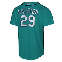Youth Nike Cal Raleigh Teal Seattle Mariners Alternate Replica Jersey