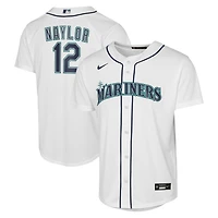 Youth Nike Josh Naylor White Seattle Mariners Home Baseline Jersey