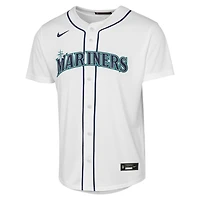Maillot domicile Nike Josh Naylor blanc des Mariners de Seattle pour jeunes