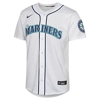 Youth Nike Julio Rodríguez White Seattle Mariners Home Limited Jersey