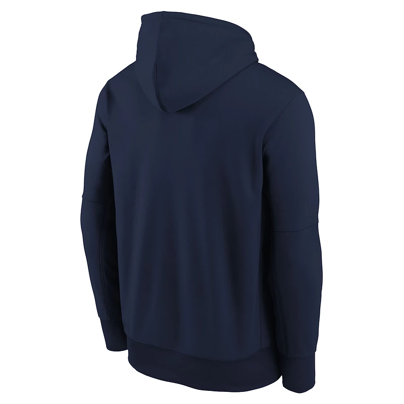 Youth Nike Navy Seattle Mariners Authentic Collection Therma-FIT Hoodie