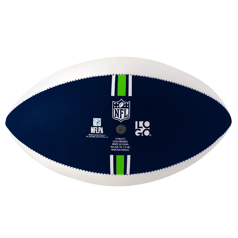 Ballon de football à signature autographe des Seahawks de Seattle