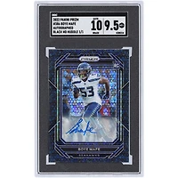 Carte de recrue Panini Prizm #386 #1/1 SGC authentifiée 9,5/10 2022 No Huddle Prizm #386 #1/1 SGC autographiée par Boye Mafe Seattle Seahawks