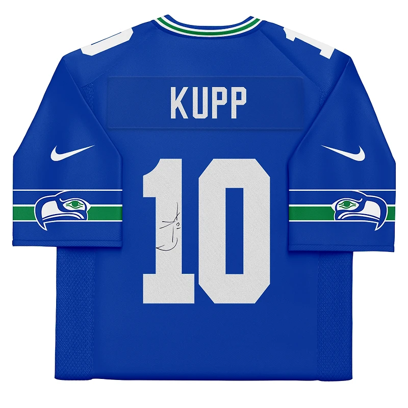 Maillot Nike rétro autographié par Cooper Kupp des Seattle Seahawks