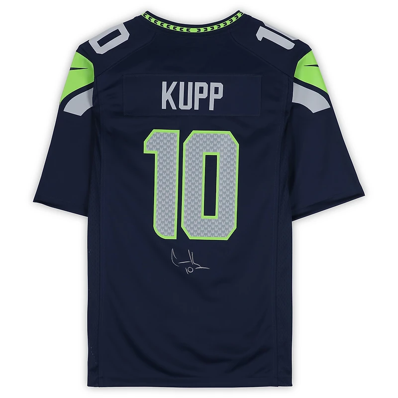 Cooper Kupp Seattle Seahawks Autographed Super Bowl LX Champions College Navy Nike Game Jersey