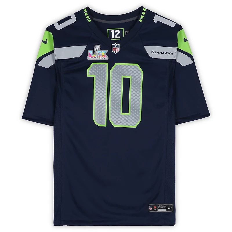 Cooper Kupp Seattle Seahawks Autographed Super Bowl LX Champions College Navy Nike Game Jersey